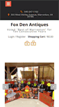 Mobile Screenshot of foxdenantiques.com